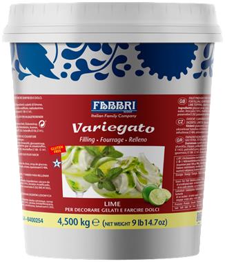 Polewa do marmurkowania Limonka - 09J - 4,5kg - FABBRI